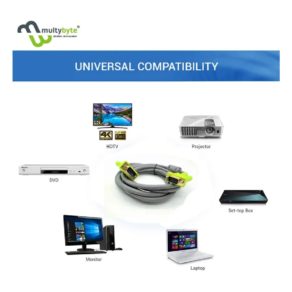 Multybyte VGA Cable 20m (3+6) RBG view 3